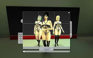 Frightfulness Ball Pornography Epi 29 Sesión de Fotos Eróticas Cosplay a las Esposas Calientes de Frightfulness Ball Bulma, Nro 18 y Milk ( Alembicated ) Anime Hentai