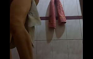 My old dad leaving the shower inchrealinch, hidden cam