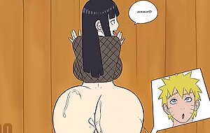 Hinata's ass object fucked hard by Naruto connected with open