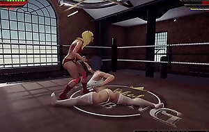 Tiffany Hanz VS Bea (Naked Fighter 3D)