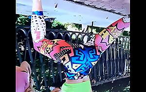 iWank2U69 - Jerking It to 2 Very Fit and Flexible Female Contortionists getting Bendy on high a Bridge - 2b