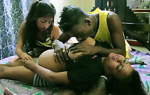 Indian boyfriend fucked his show one's age infront of sister thither law! Hindi hot threesome sex!