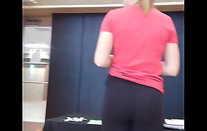 candid ass's in black leggings
