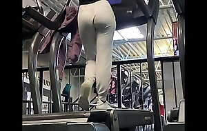 gym woman in sweatpants