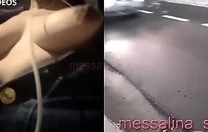 MESSALINA - MARRIED Latin chick LIKES TO FEEL WHOLE AND SHOW HER Sincere TITS TO DRIVERS (SEE FULL ON RED)