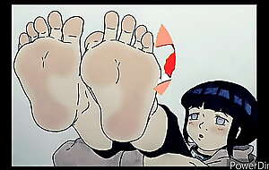 Hinata feet worship