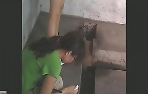 Spy Chinese Girl on every side Municipal Toilet