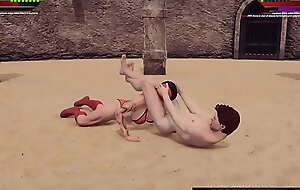 Anita Cok VS Gigi (Naked Fighter 3D)