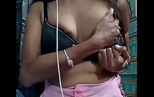 Sexy indian girl enjoying with boyfriend chiefly videocall