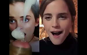 Emma Watson reacts to Cumtribute