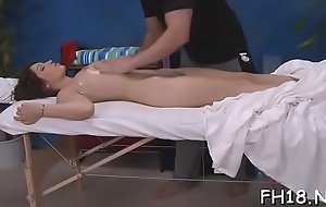 Stripped beauty massage