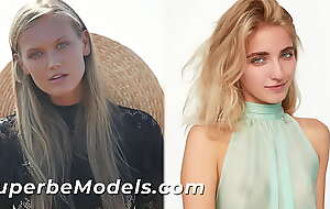 SUPERBE MODELS - (Dasha Elin, Bella Luz) - BLONDE COMPILATION! Gorgeous Models Bare Slowly And Show Their Perfect Bodies By oneself For You