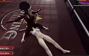 Ellie Banger VS Diana (Naked Fighter 3D)