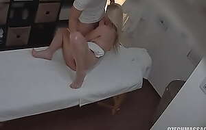 Super sexy blonde has hot sex helter-skelter the masseuse