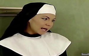 German Nun Cosy strike with nigh Roger permanent by Prister involving Deathless Porn Pellicle