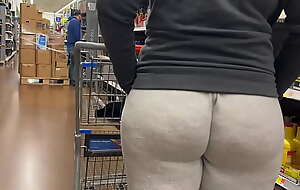 Giant Booty Mom Heads Walmart Shopping With A Deep Fucking Wedgie