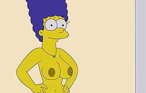 Marge Simpson nude photoshoot