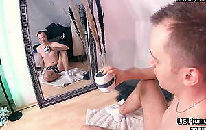 New sextoy study makes me shoot a huge load on be imparted to murder mirror!