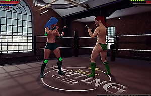 Twiggy Nelson VS Kallan (Naked Fighter 3D)