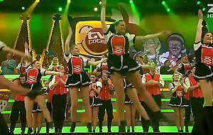 Lots of Dancing Girls show upskirts on German television