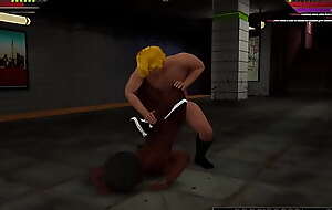 Ellie Banger VS Brian (Naked Fighter 3D)