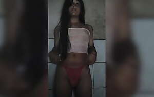 Thayná Alves- Ninfa trans da Grande SP sensualizando