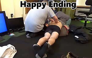 Happy Ending Palpate gay gives me rub down and can't stay off my bushwa